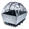 Mijnen Pieper Luna Xl Regnbeskyttelse, Black / clear, One Size