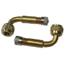 Mijnen Pieper Standard 46-90° Ventilforlenger 2 Enheter, Gold, One Size