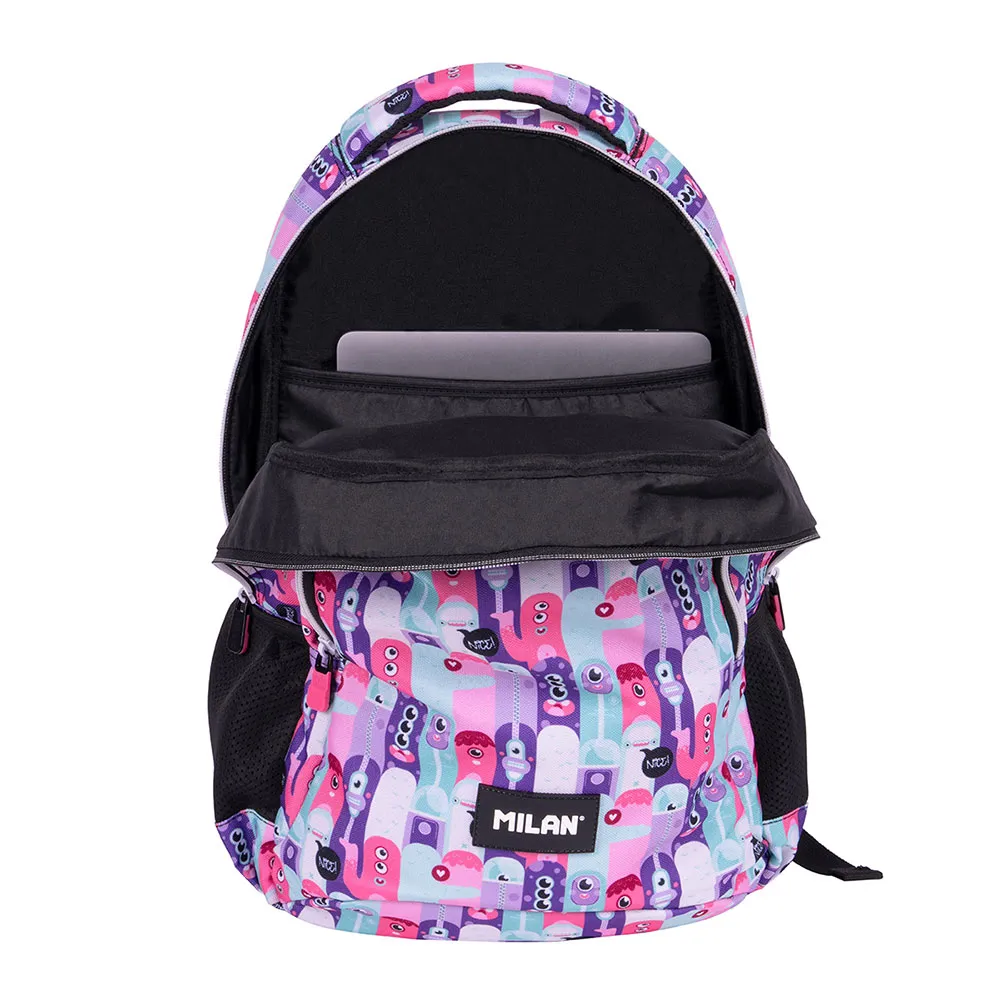 Milan 2 Sekk Skolesekk Aliens 2 Spesialserie 21l, Multicolor Milan 2 Sekk Skolesekk Aliens 2 Spesialserie 21l, Multicolor