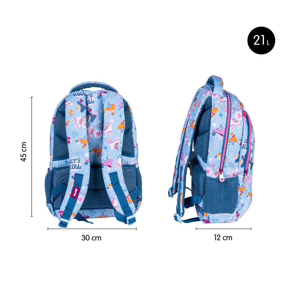 Milan 2 Zipped Skolesekk Med Hjul 2 Special Series 21l, Multicolor Milan 2 Zipped Skolesekk Med Hjul 2 Special Series 21l, Multicolor