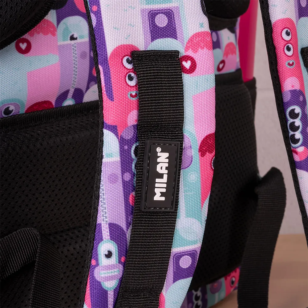 Milan 4 Sekk Med Glidelås Aliens 2 Spesialserie 25l, Multicolor