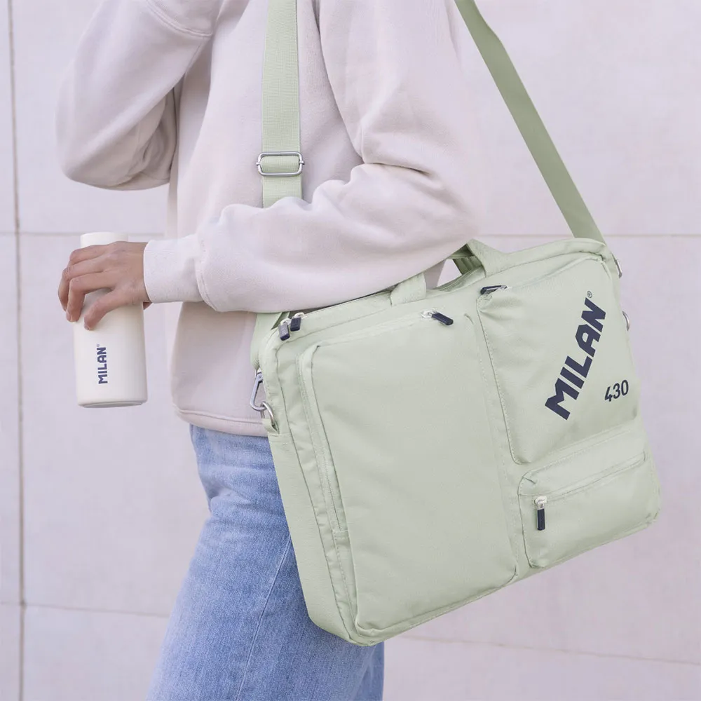Milan 430 Siden 1918 Kolleksjon Laptopveske, Green