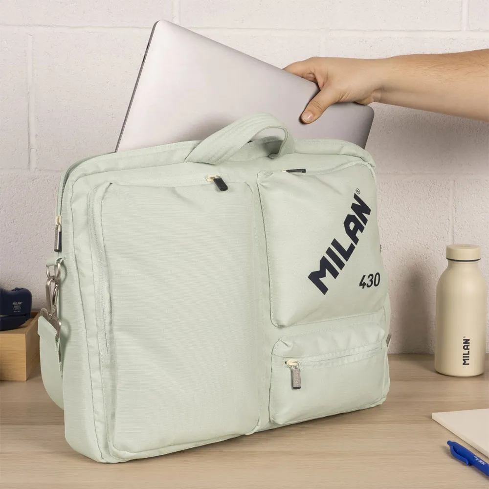 Milan 430 Siden 1918 Kolleksjon Laptopveske, Green
