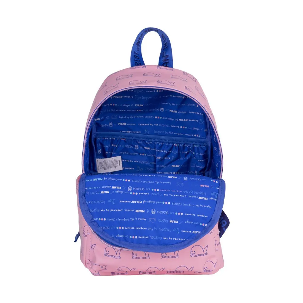 Milan Casual School 460-kolleksjonen Siden 1918 Ryggsekk 9.5l, Pink Milan Casual School 460-kolleksjonen Siden 1918 Ryggsekk 9.5l, Pink