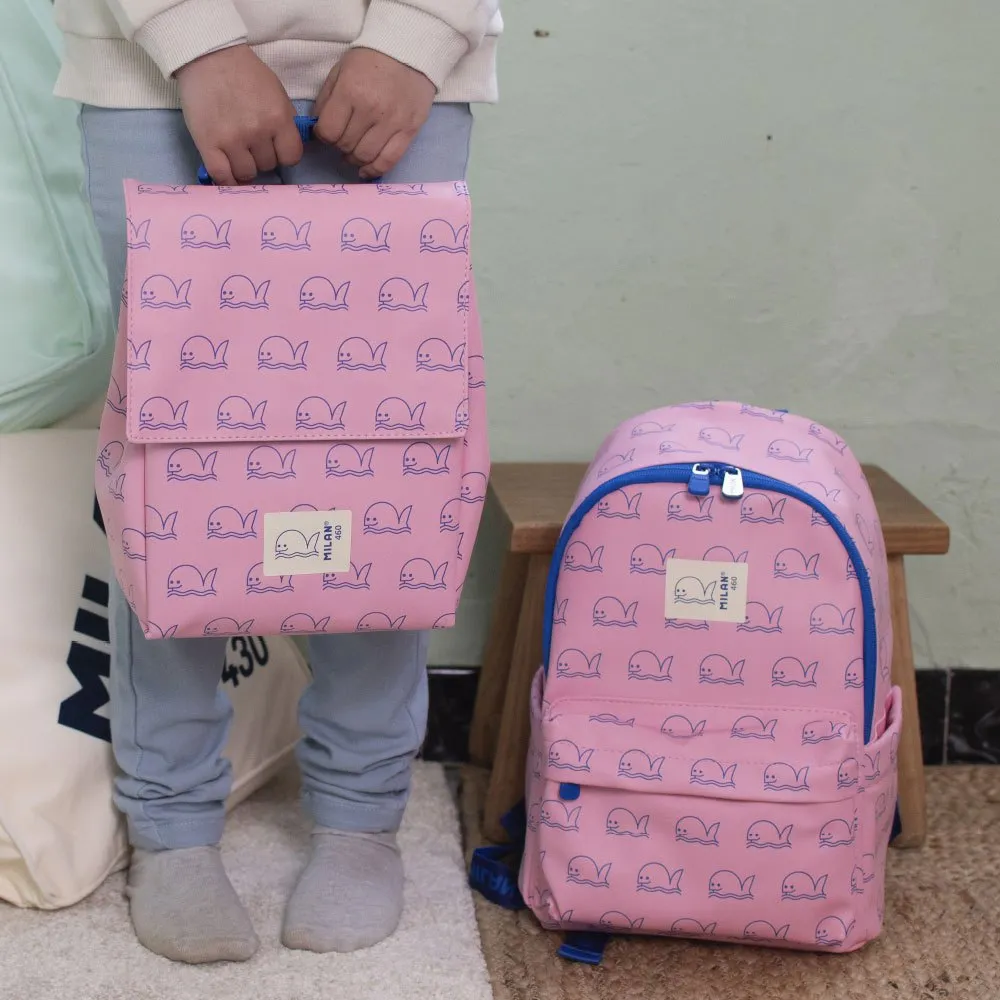 Milan Casual School 460-kolleksjonen Siden 1918 Ryggsekk 9.5l, Pink Milan Casual School 460-kolleksjonen Siden 1918 Ryggsekk 9.5l, Pink