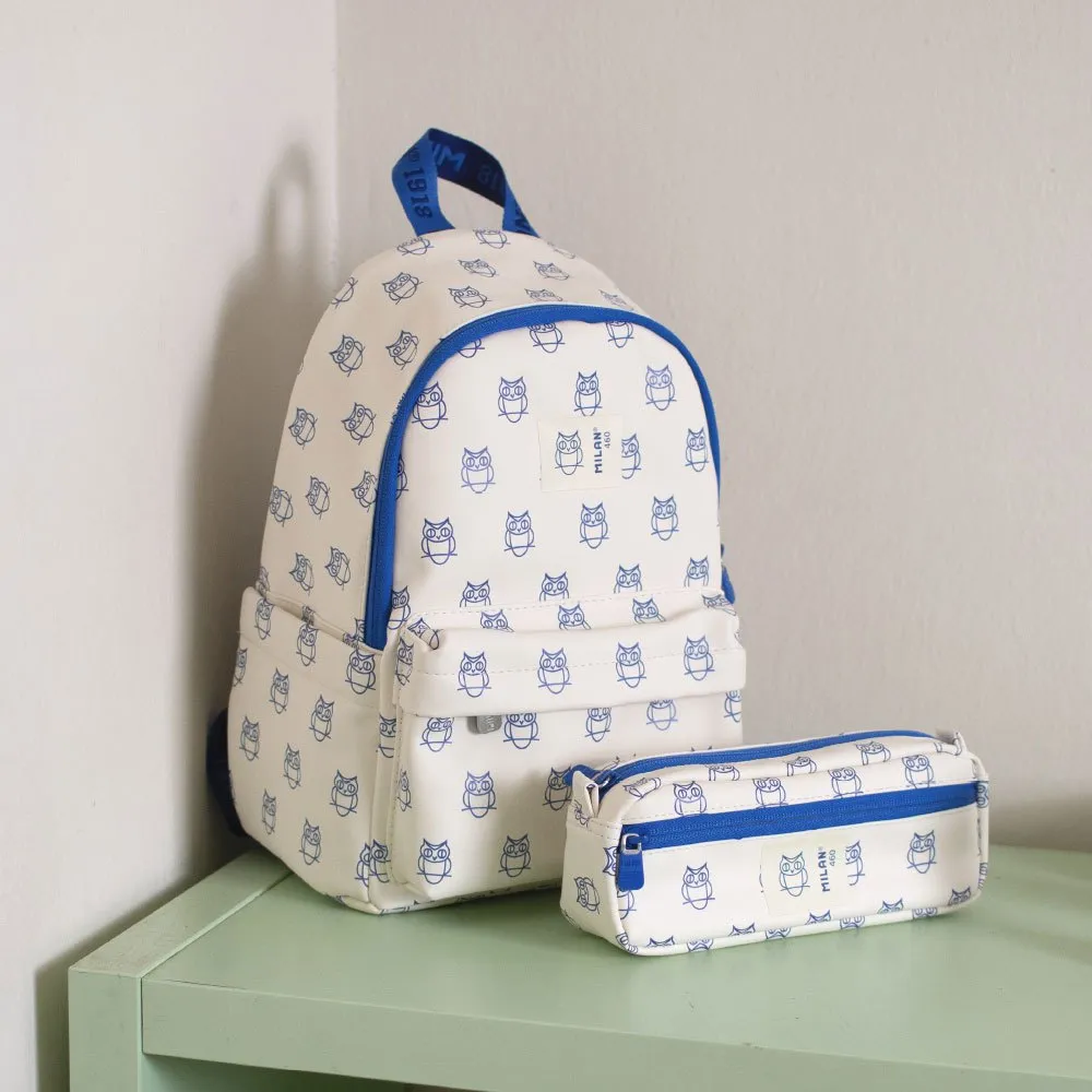 Milan Casual School 460 Siden 1918 Kolleksjon Ryggsekk 9.5l, Beige Milan Casual School 460 Siden 1918 Kolleksjon Ryggsekk 9.5l, Beige