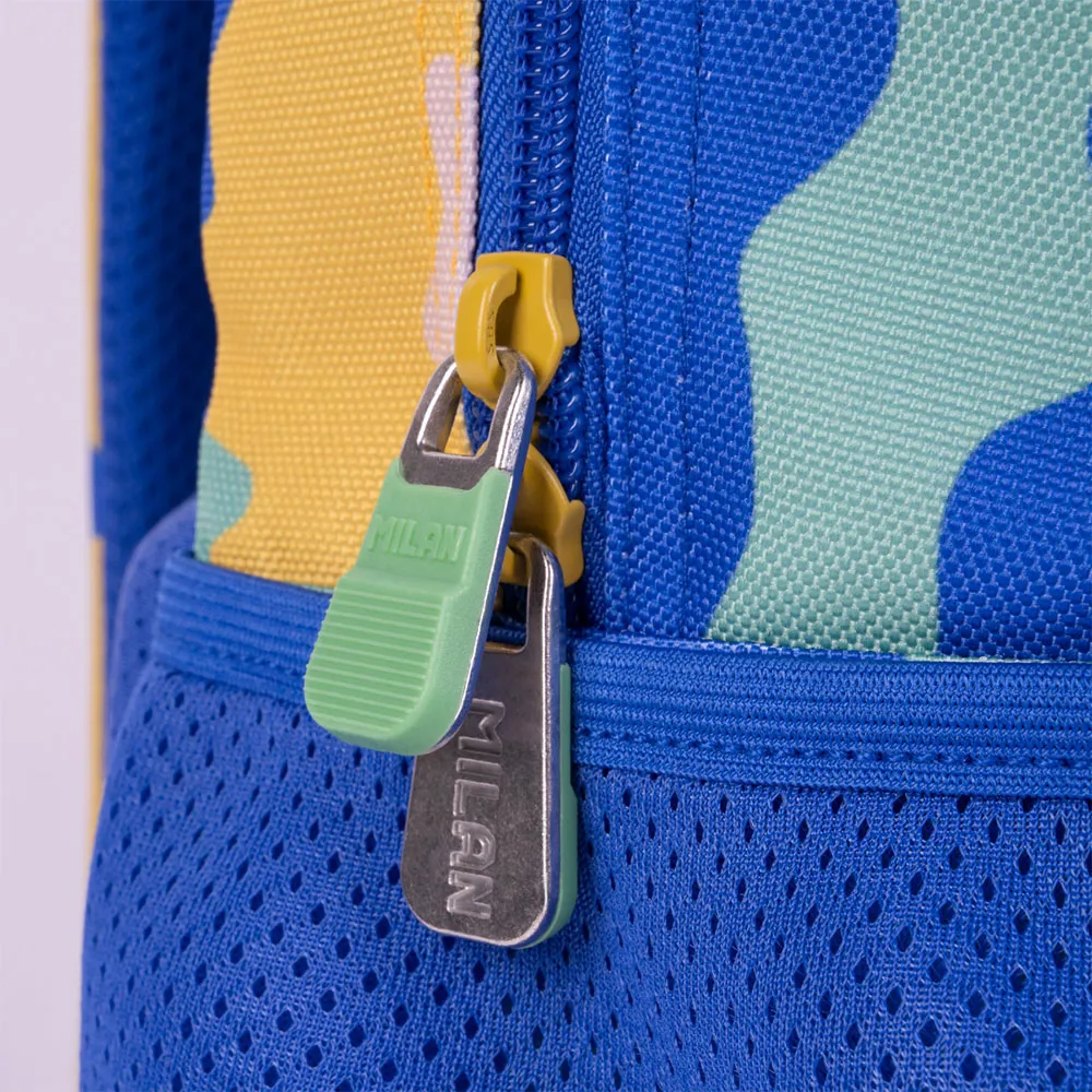 Milan Odyssey Special Series 2 Zip Skolebag 21l, Blue