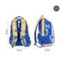 Milan Odyssey Special Series 2 Zip Skolebag 21l, Blue
