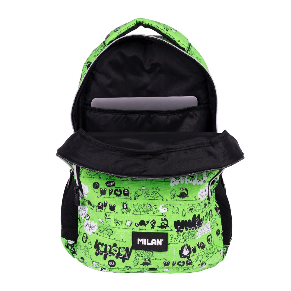 Milan Skolesekk Med 2 Rom Tandem 2 Special Series 21l, Multicolor