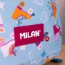 Milan Skolesekk Med Hjul 4 Glidelåser 2 Special Series 25l, Multicolor