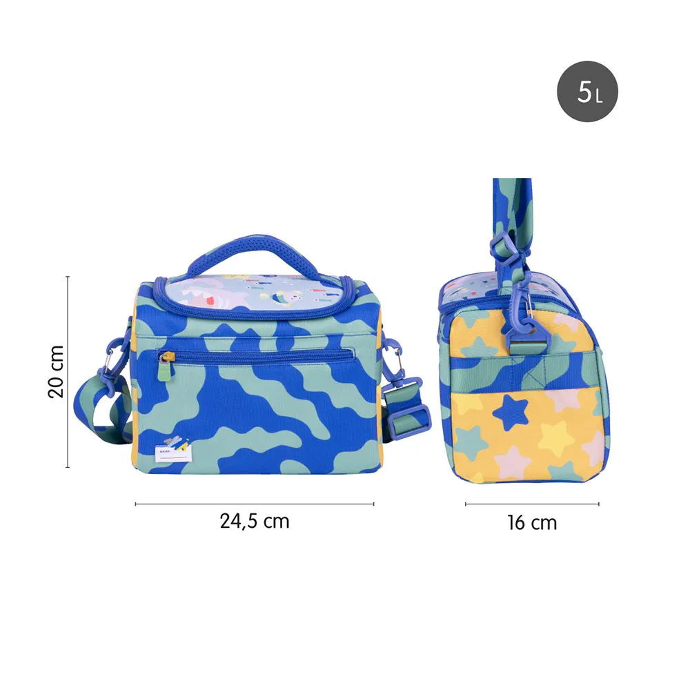 Milan Stor Kapasitet Odyssey Special Series Lunsjpose 5l, Blue