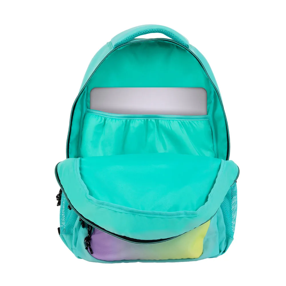 Milan Sunset 4 Zip School 25l Ryggsekk, Green Milan Sunset 4 Zip School 25l Ryggsekk, Green