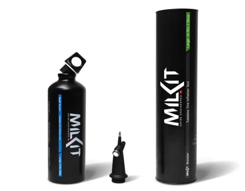 milKit Booster Inflator, Black, One Size