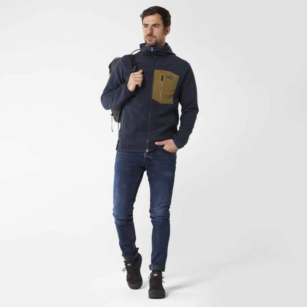 Millet Abrasion Fleecejakke Med Full Glidelås, Saphir Millet Abrasion Fleecejakke Med Full Glidelås, Saphir