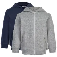 Minymo 2 Pack Genser Med Hel Glidelås