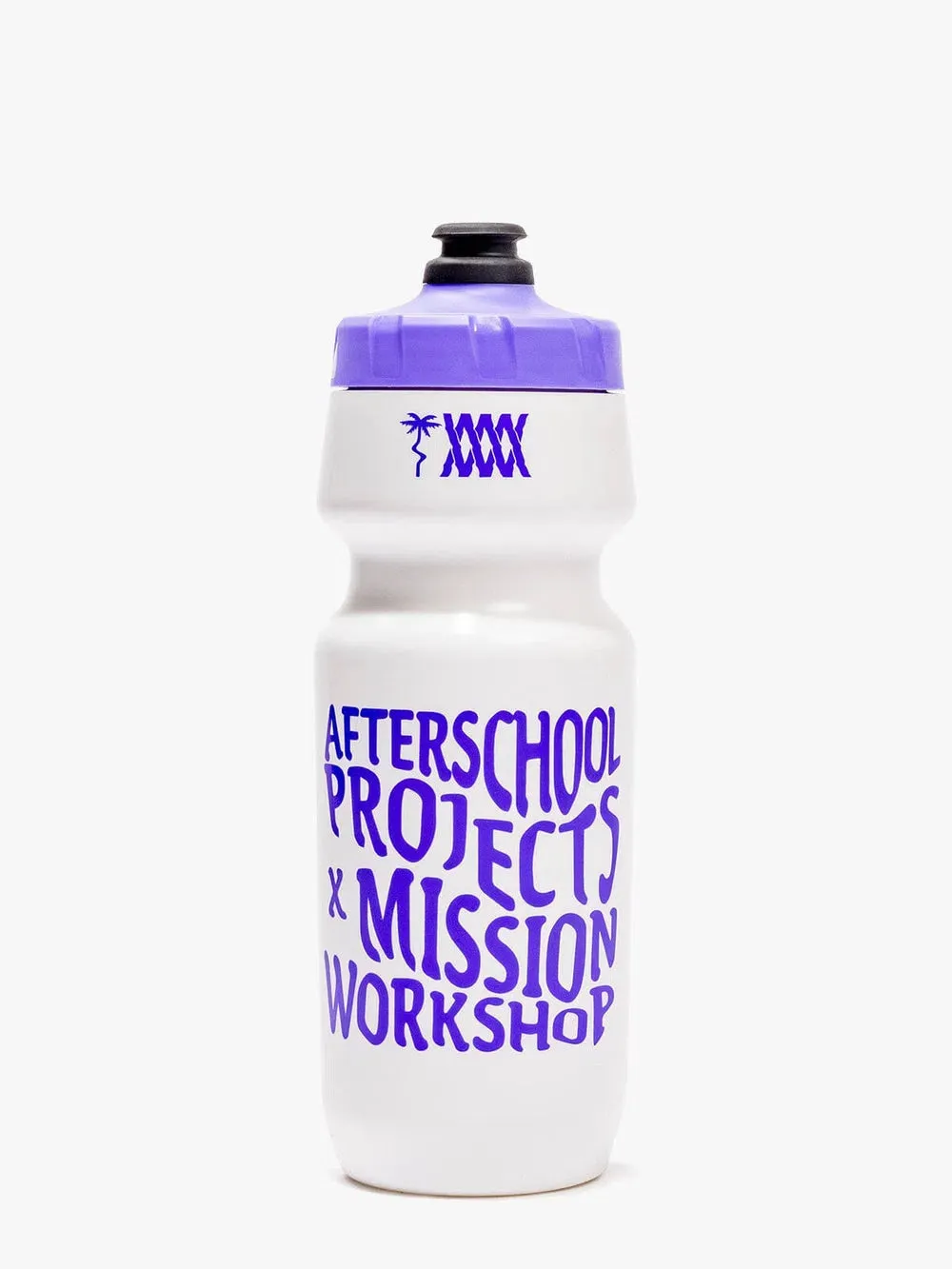 Mission x ASP Water Bottle, White