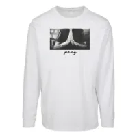 Mister Tee Urban Classics Pray Langarmet T-skjorte male