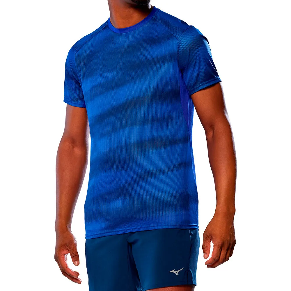 Mizuno Dryaeroflow Graphic Kortarmet T-skjorte male