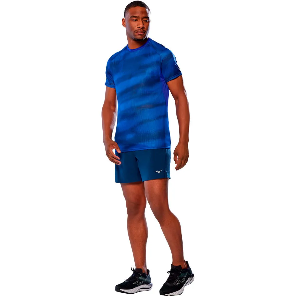 Mizuno Dryaeroflow Graphic Kortarmet T-skjorte male