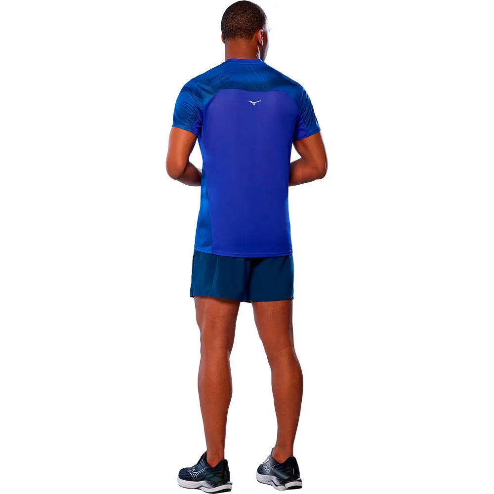 Mizuno Dryaeroflow Graphic Kortarmet T-skjorte male