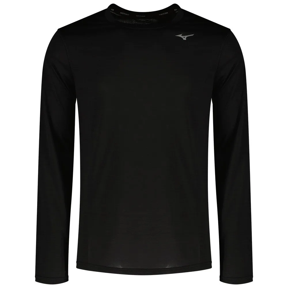 Mizuno Impulse Core Langarmet T-skjorte male, Black