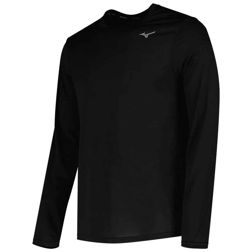 Mizuno Impulse Core Langarmet T-skjorte male, Black