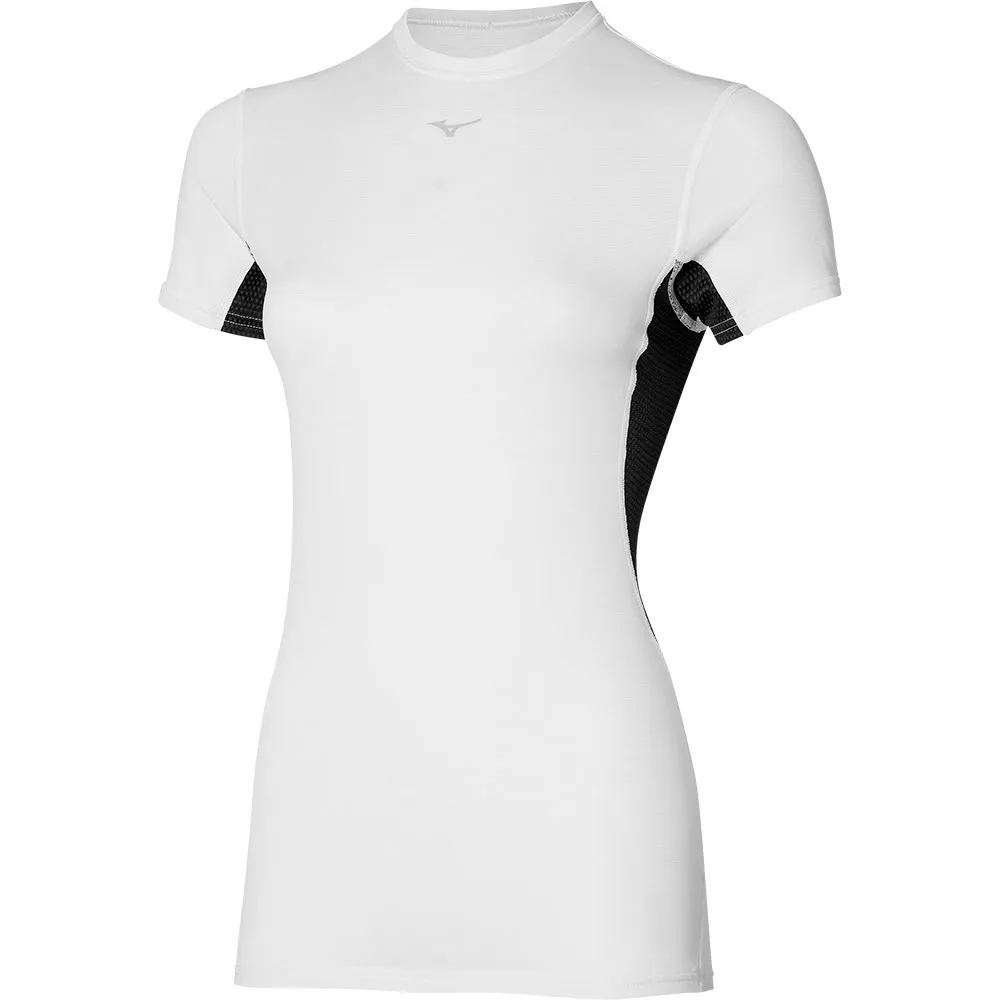 Mizuno Mid Weight-light Kortærmet Baselayer, White