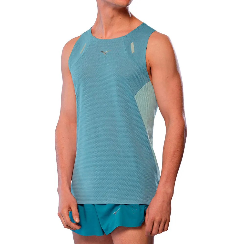 Mizuno Tech Light Ermeløs T-skjorte male