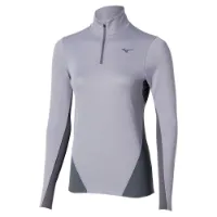 Mizuno Tech Thermal Charge Halv Glidelås Langarmet T-skjorte female Mizuno Tech Thermal Charge Halv Glidelås Langarmet T-skjorte female