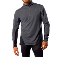 Mizuno Tech Thermal Charge Halv Glidelås Langarmet T-skjorte male