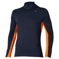 Mizuno Tech Thermal Charge Halv Glidelås Langarmet T-skjorte male Mizuno Tech Thermal Charge Halv Glidelås Langarmet T-skjorte male