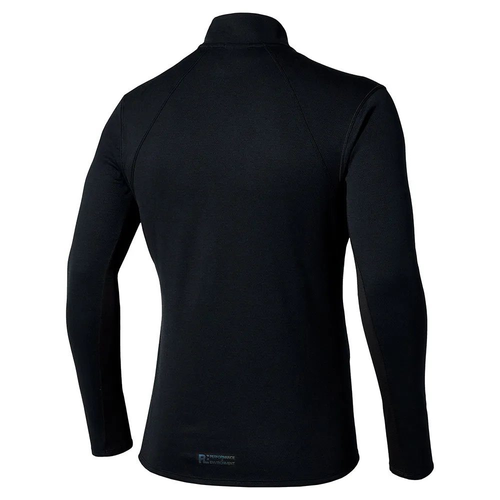 Mizuno Tech Thermal Charge Halv Glidelås Langarmet T-skjorte male