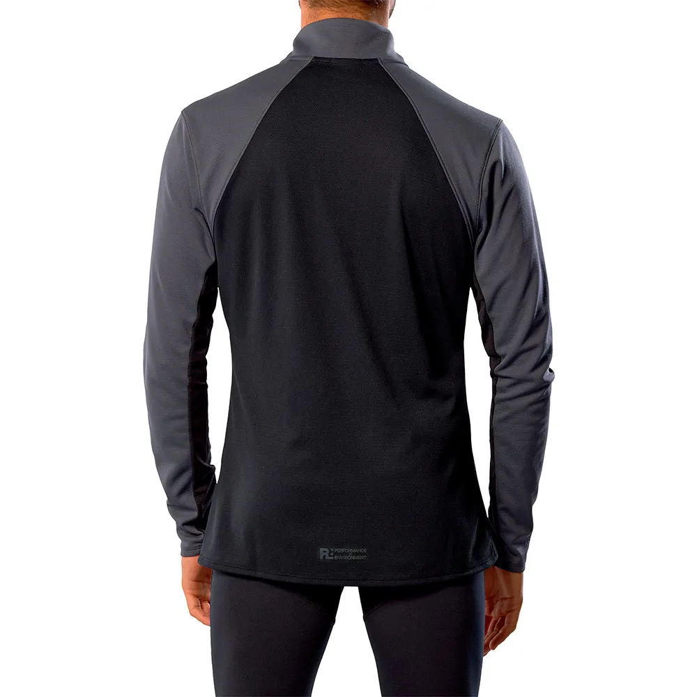 Mizuno Tech Thermal Charge Halv Glidelås Langarmet T-skjorte male Mizuno Tech Thermal Charge Halv Glidelås Langarmet T-skjorte male