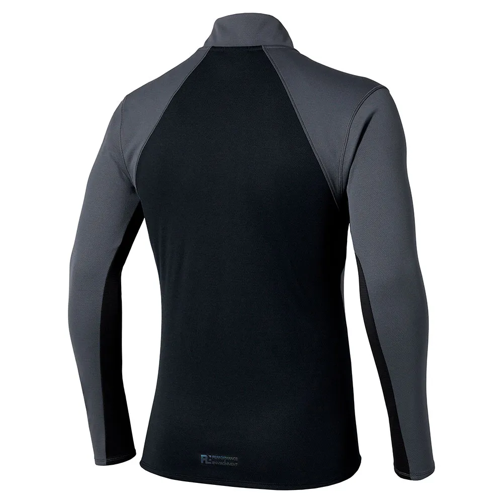 Mizuno Tech Thermal Charge Halv Glidelås Langarmet T-skjorte male Mizuno Tech Thermal Charge Halv Glidelås Langarmet T-skjorte male