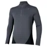 Mizuno Tech Thermal Charge Halv Glidelås Langarmet T-skjorte male
