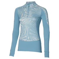 Mizuno Virtual G4 Halv Glidelås Langarmet T-skjorte female Mizuno Virtual G4 Halv Glidelås Langarmet T-skjorte female