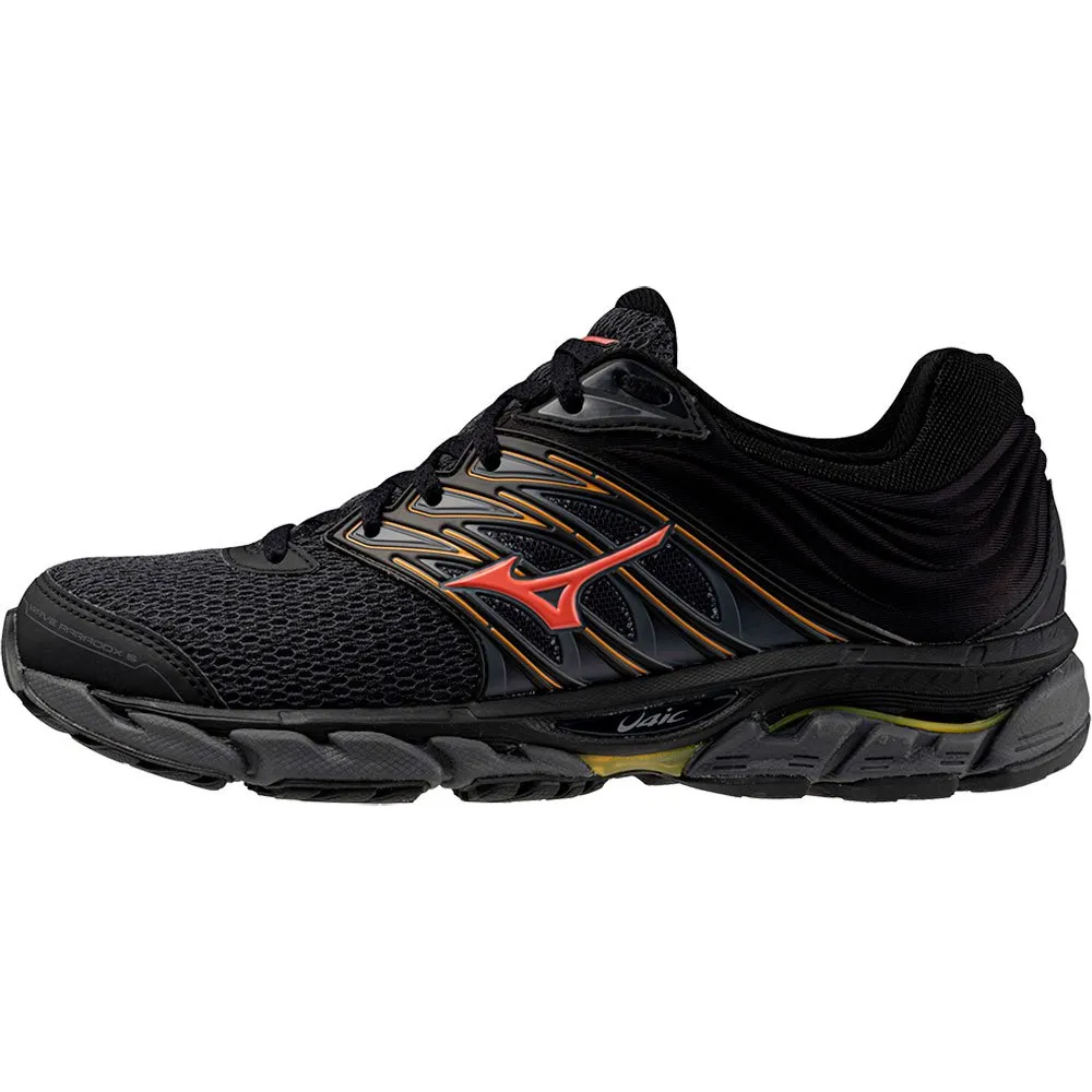 Mizuno Wave Paradox 5 Løpesko female, Black / dubarry / carrot curl