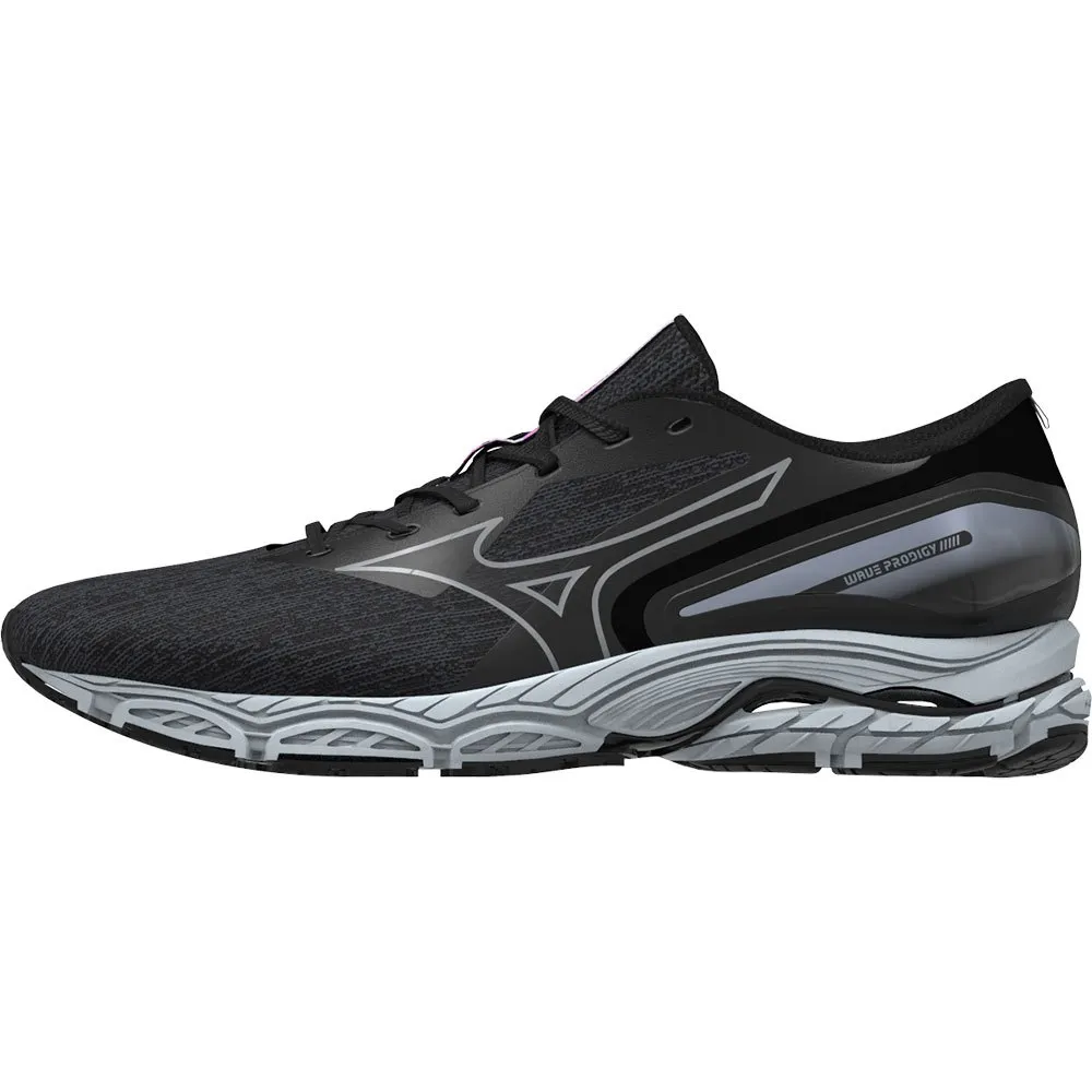 Mizuno Wave Prodigy 5 Løpesko female, Black / pearl blue / alpen glow