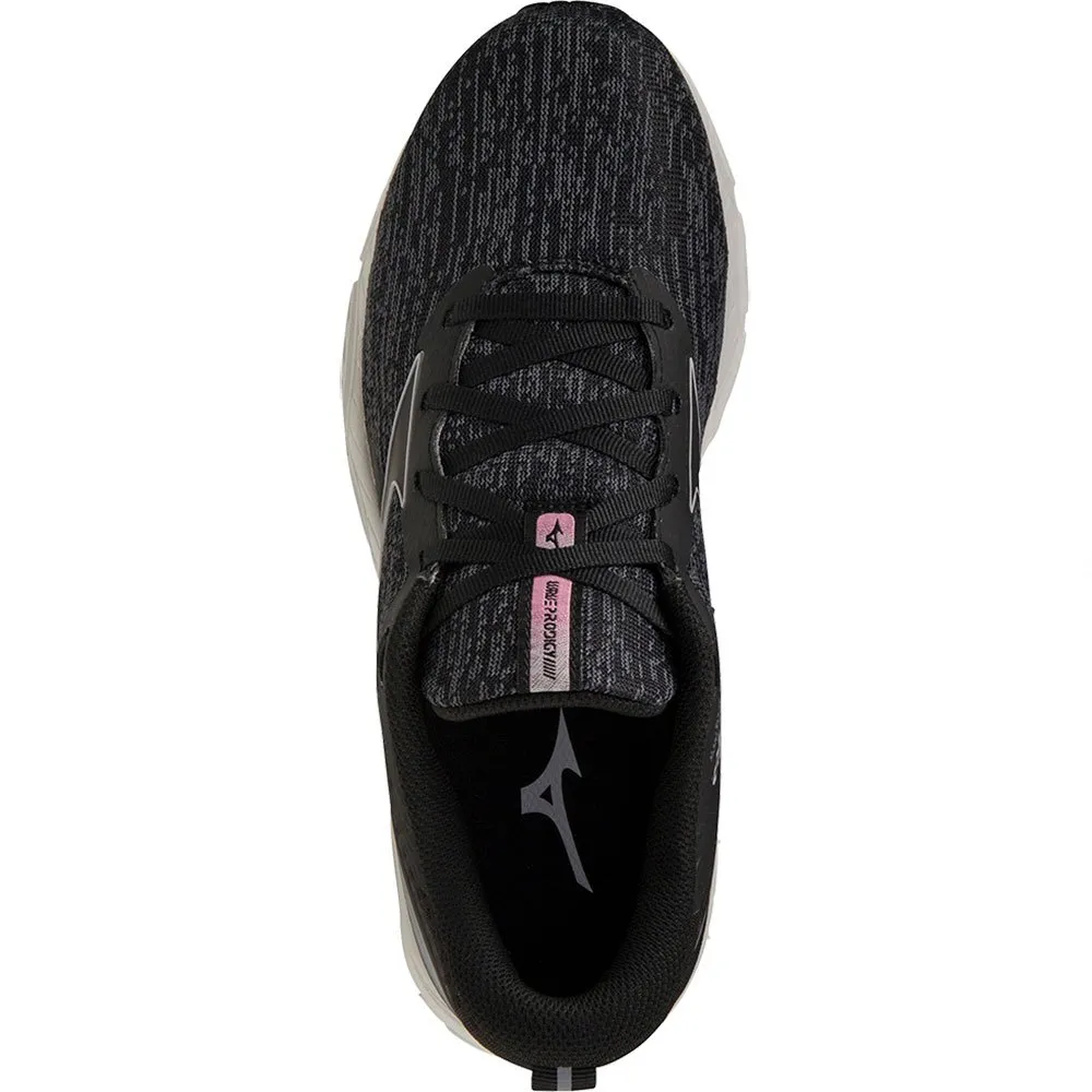 Mizuno Wave Prodigy 5 Løpesko female, Black / pearl blue / alpen glow