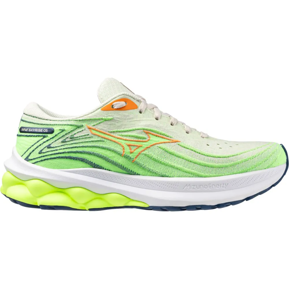 Mizuno Wave Skyrise 5 Løpesko Refurbished female, Pristine / vibrant orange