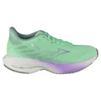 Mizuno Women's Wave Rider 28 Snow White/camellia Rose/vintage Indigo