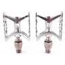 MKS Cygma Ezy Sykkelpedaler, Silver, One Size