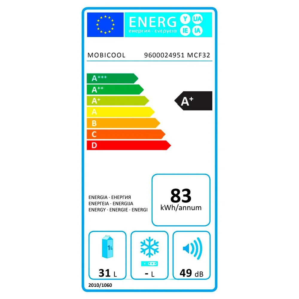 Mobicool Mcf 32l Stiv Bærbar Kjøleboks, Blue / white, One Size Mobicool Mcf 32l Stiv Bærbar Kjøleboks, Blue / white, One Size