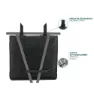 Mobilis Double Luggage Carrier Sykkelvesker 30l, Black, One Size