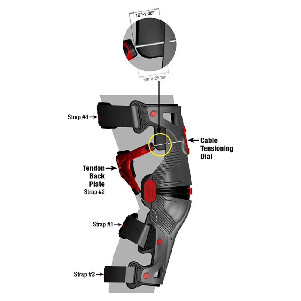 Mobius X8 Orthopedic Knebeskyttere Mobius X8 Orthopedic Knebeskyttere