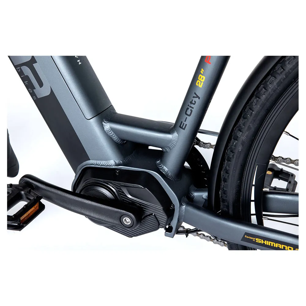 Momabikes 28´´ Pro Central Motor Rd-ty3000 2023 Elektrisk Sykkel, Black / grey, One Size, Elsykkel