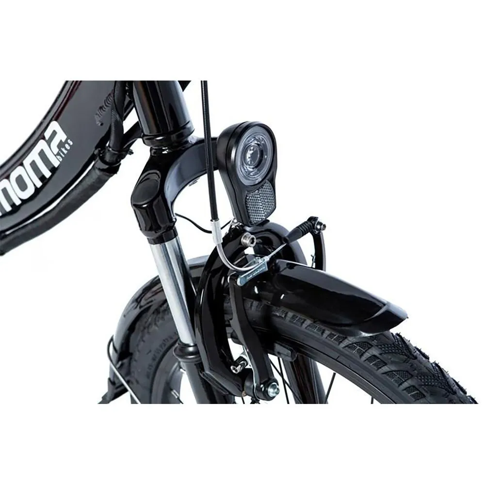 Momabikes E-20.2 Sammenleggbar Elsykkel, Black, One Size, 576Wh