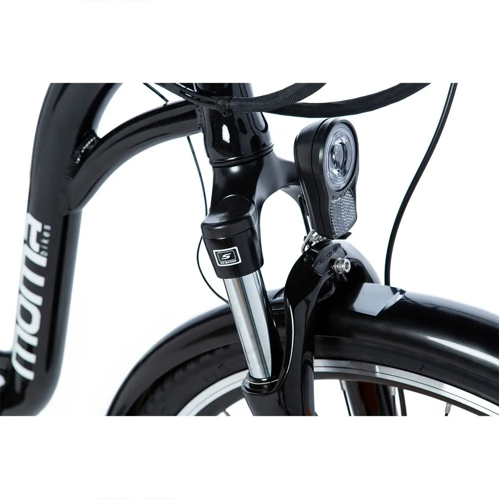 Momabikes E-28.2 Elektrisk Sykkel, Grey / black, One Size, 576Wh, Elsykkel