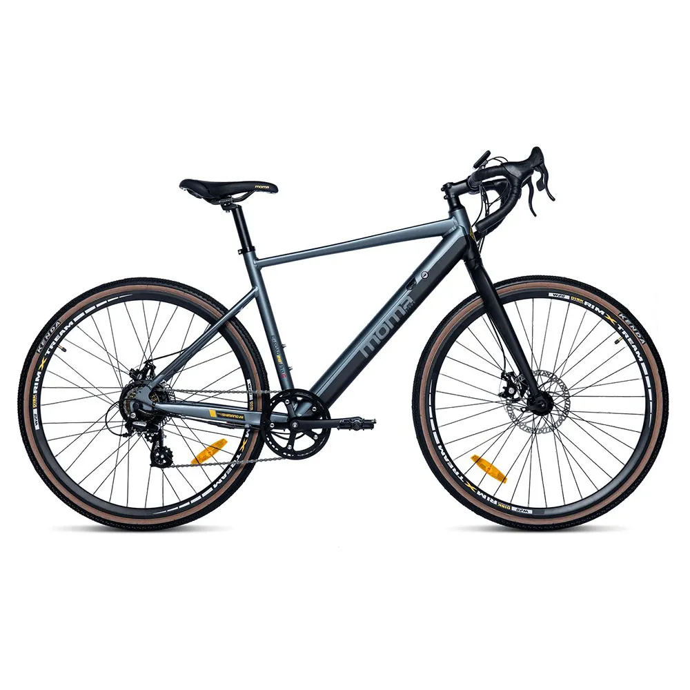 Momabikes E-gravel 28´´ Pro Altus Rd-m310 2023 Elektrisk Grussykkel, Black / grey, One Size, 360Wh, Elsykkel