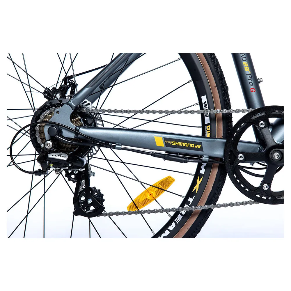 Momabikes E-gravel 28´´ Pro Altus Rd-m310 2023 Elektrisk Grussykkel, Black / grey, One Size, 360Wh, Elsykkel